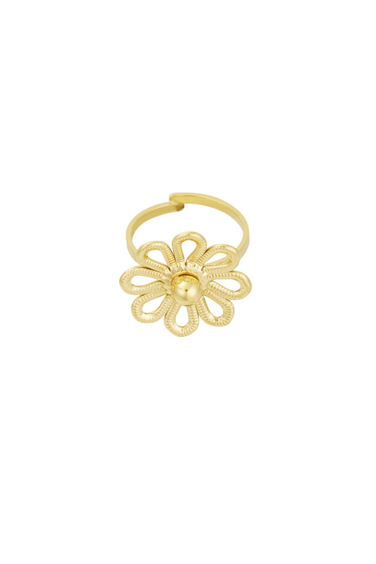 Ring Happy Flower - Goldfarben