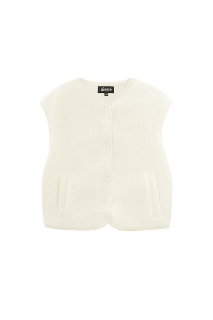 Damen Weste Unifarben Elegant | Polyester | Mehrfarbig