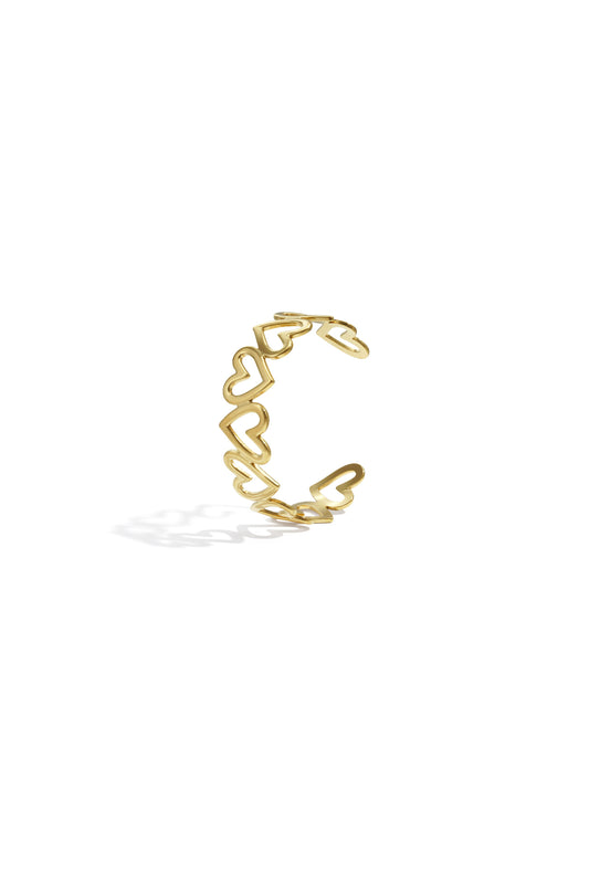 Edelstahl Manschette Armbänder Herz Casual Täglich Einfache Serie frauen schmuck