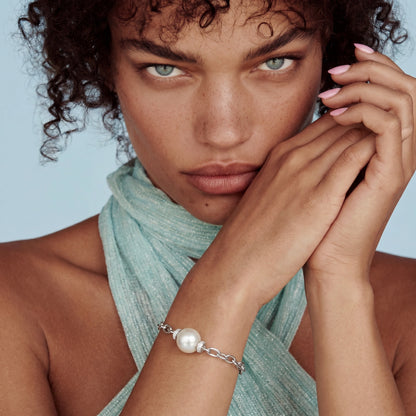 Ondine Armband – Perle, 925er Silber