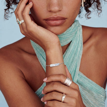 Barocca Armband – Perle, 925er Silber