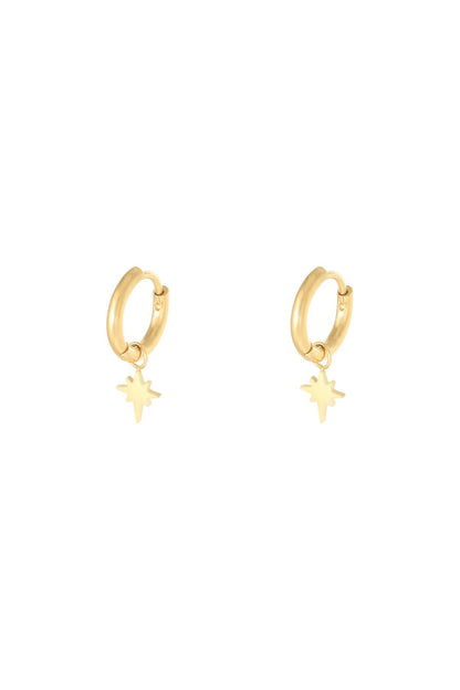 Damen Ohrringe Vielseitig Gold | Edelstahl | Goldfarbe