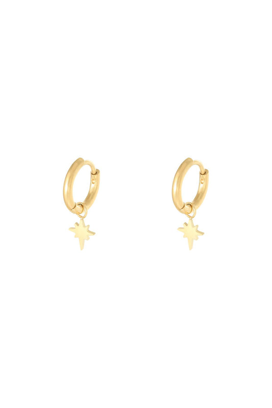 Damen Ohrringe Vielseitig Gold | Edelstahl | Goldfarbe