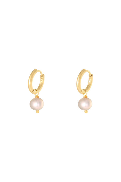 Damen Ohrringe Pearl of the Sea | Edelstahl | Weiß & Rosa
