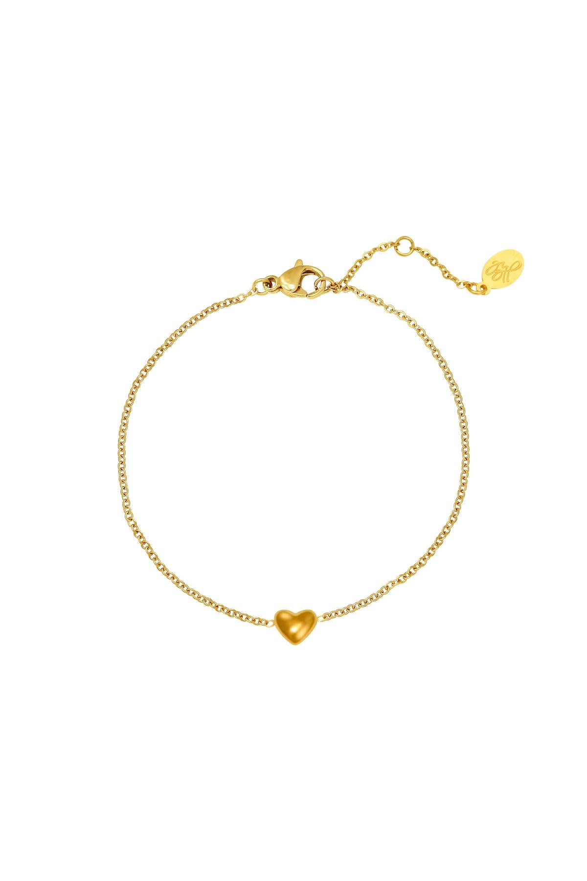 Armband Always in my Heart Silber Edelstahl