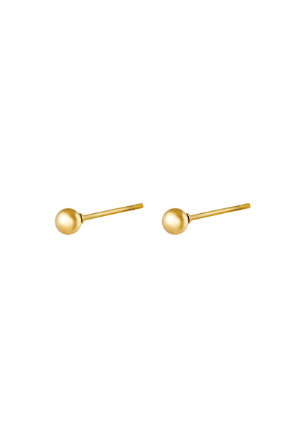 Damen Ohrstecker Dot Midi | Edelstahl | Goldfarbe