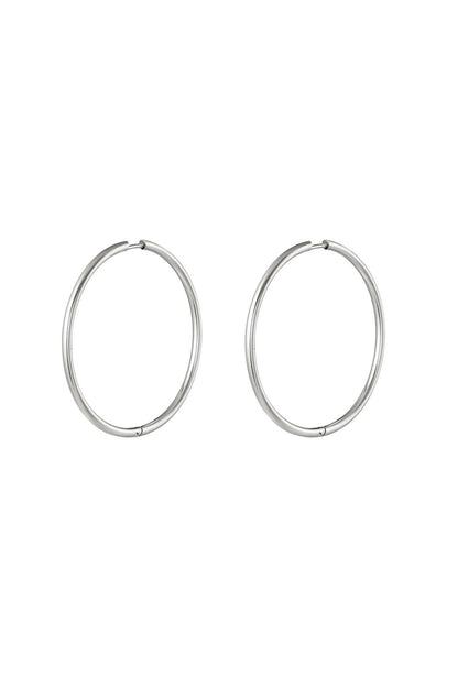 Damen Creolen Mittel Premium | Edelstahl | Gold & Silber