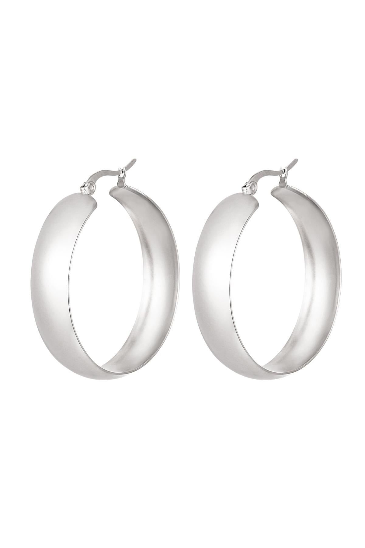 damen ohrringe schlicht premium | edelstahl | gold & silber