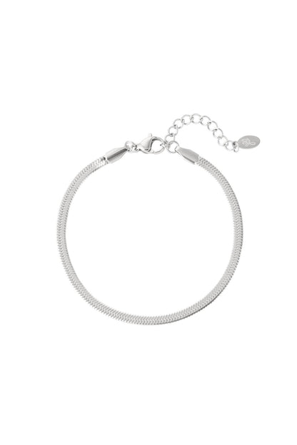 Armband einfach Goldfarbe Edelstahl