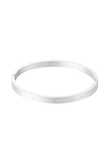 sklavenarmband love you to the moon and back