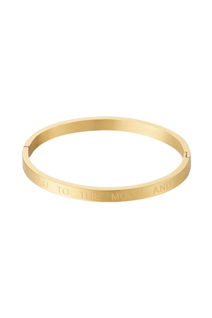 sklavenarmband love you to the moon and back