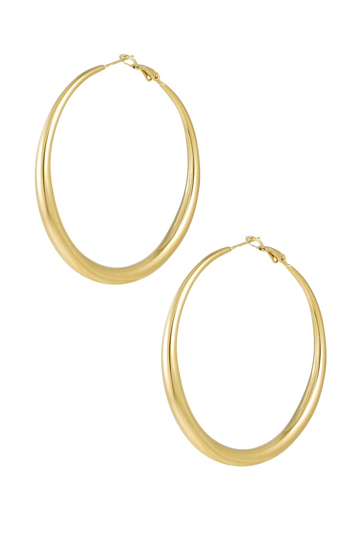Damen Ohrringe Fein Geformt | Edelstahl | Goldfarbe