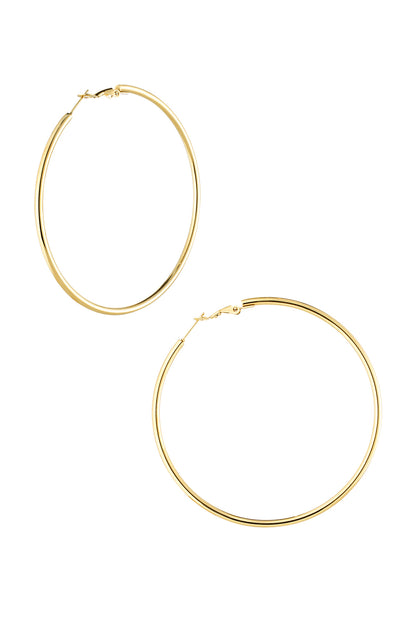 Damen Creolen Mittelgross | Edelstahl | Gold & Silber
