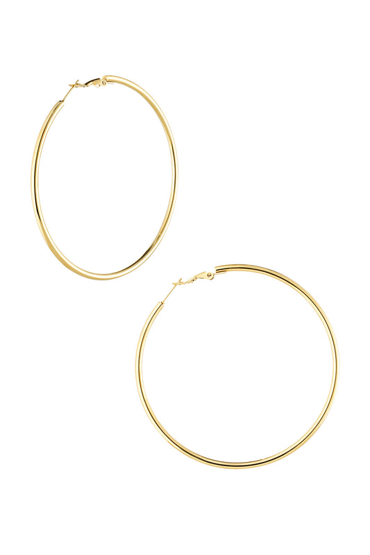 Damen Creolen Mittelgross | Edelstahl | Gold & Silber