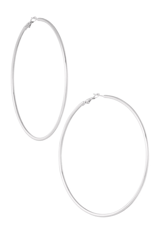 Damen Ohrringe Statement Kreise | Edelstahl | Gold & Silber