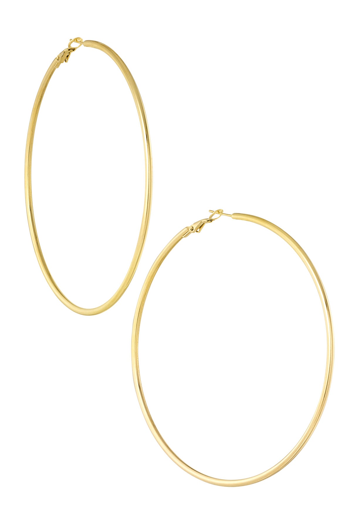 damen ohrringe statement kreise | edelstahl | gold & silber