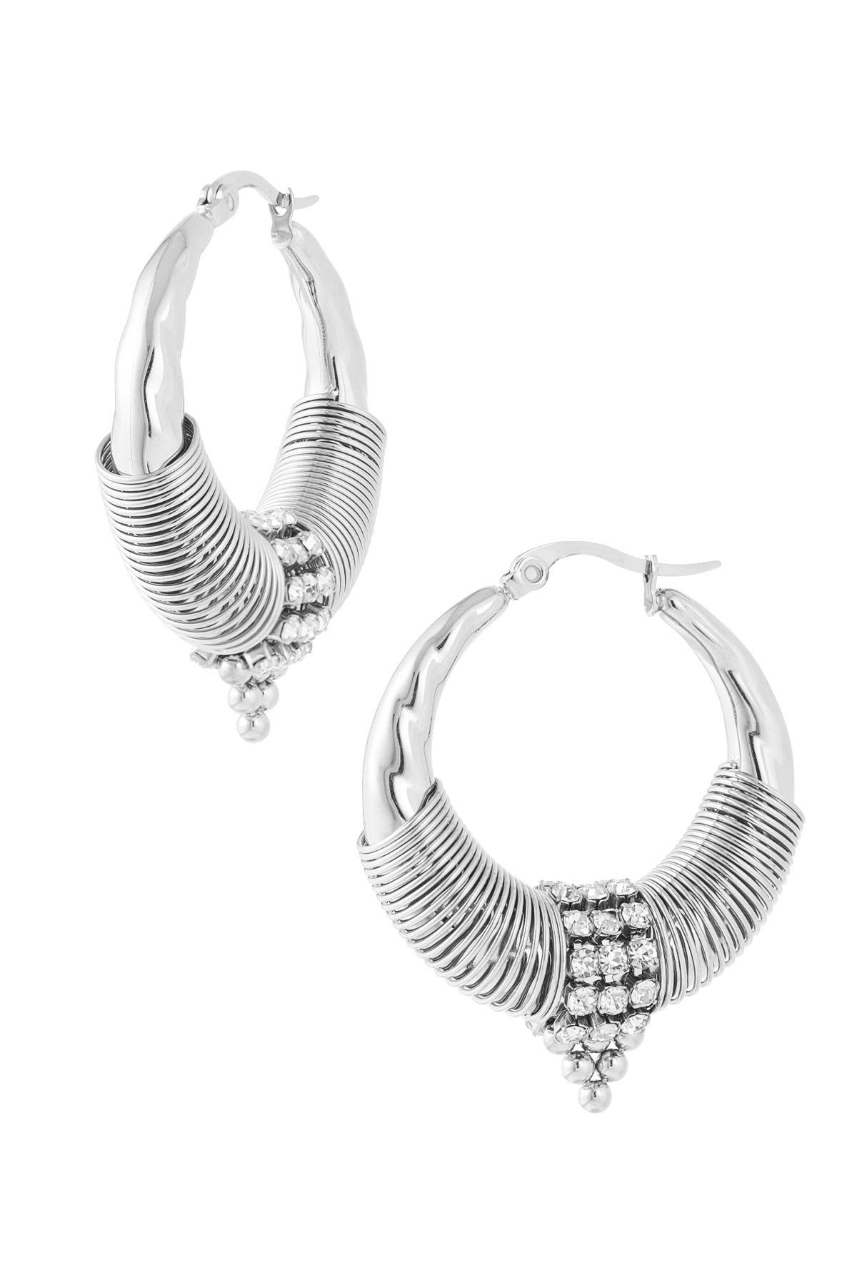 damen ohrringe bohemian zirkon | edelstahl | goldfarbe & silberfarbe