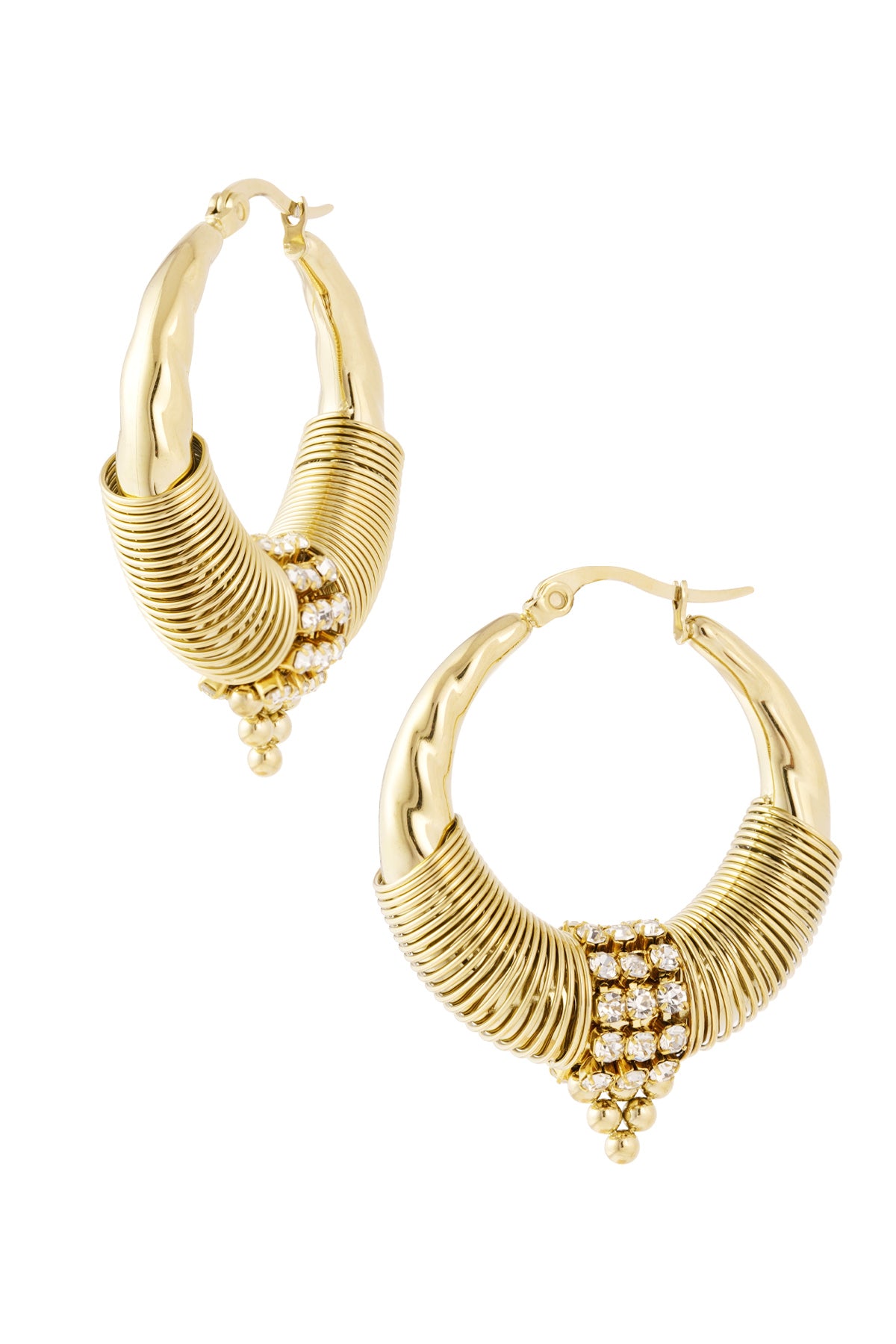 damen ohrringe bohemian zirkon | edelstahl | goldfarbe & silberfarbe