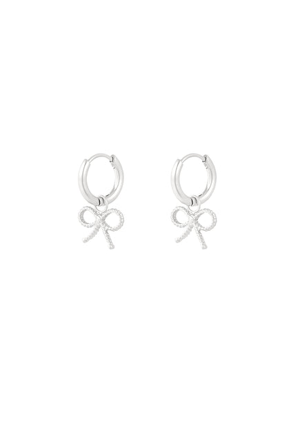 Damen Ohrringe Schleife Basic | Edelstahl | Gold & Silber