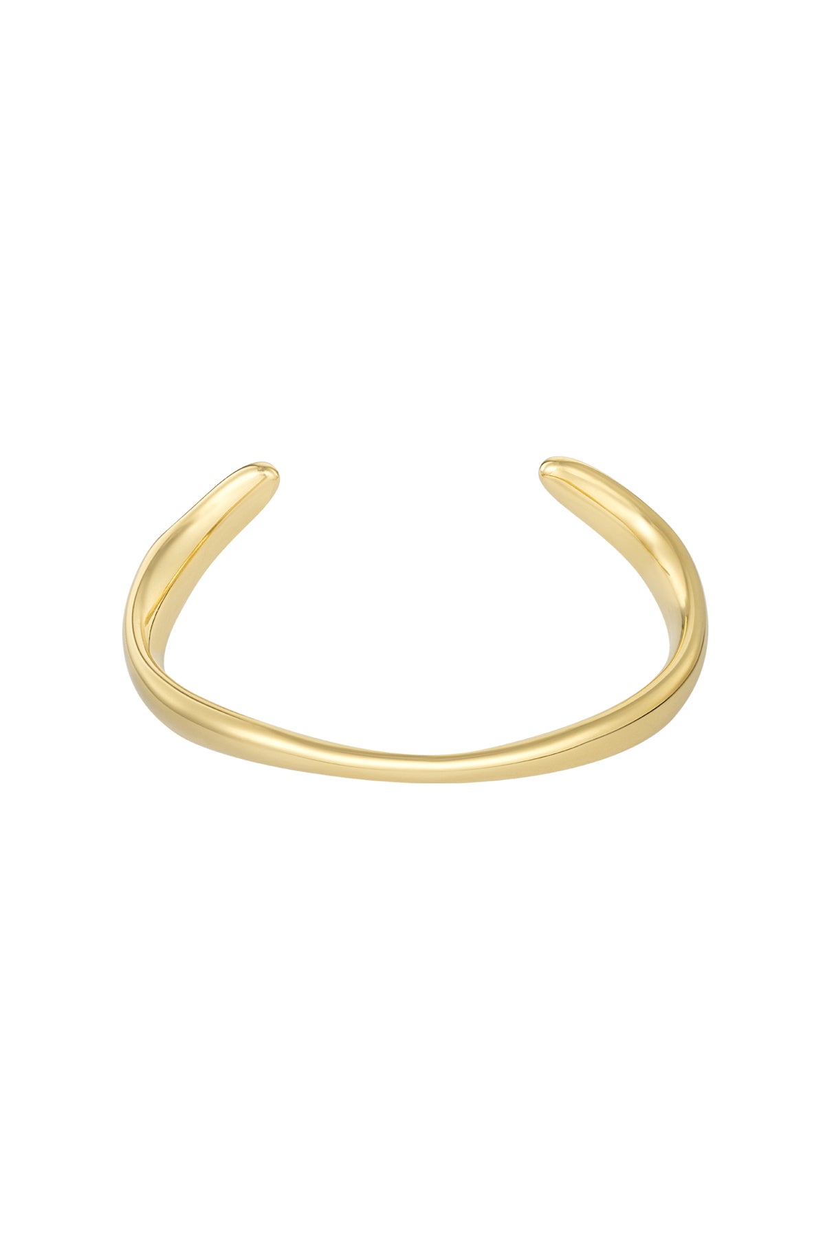 damen armreif komfort organisch | edelstahl | gold- und silberfarbe