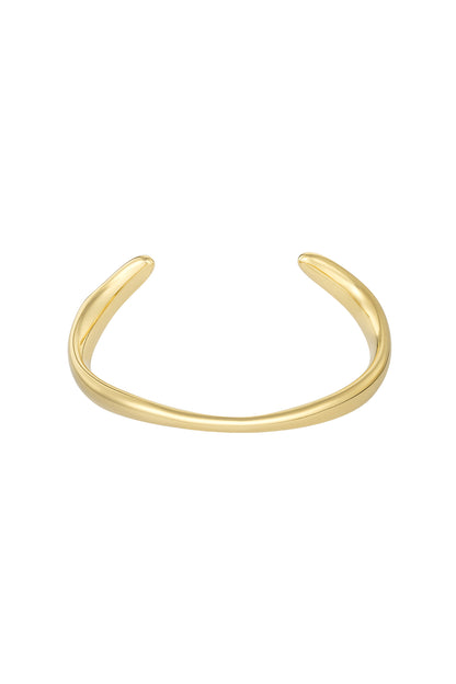 Damen Armreif Komfort Organisch | Edelstahl | Gold- und Silberfarbe