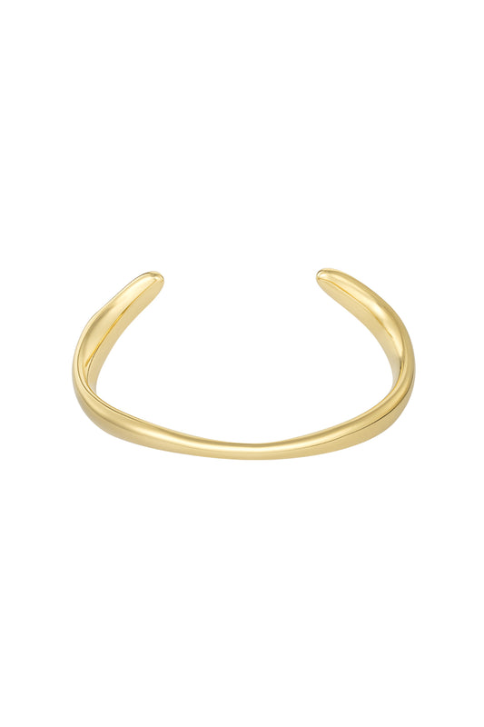 Damen Armreif Komfort Organisch | Edelstahl | Gold- und Silberfarbe