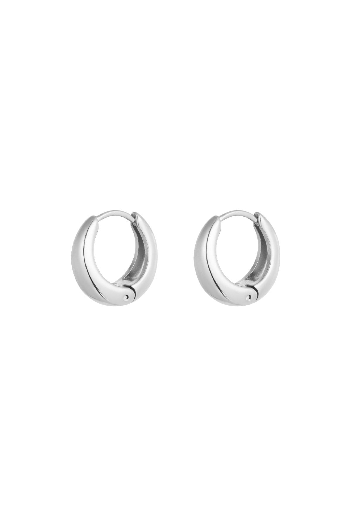 Damen Creolen Mittel Basic | Edelstahl | Gold & Silber