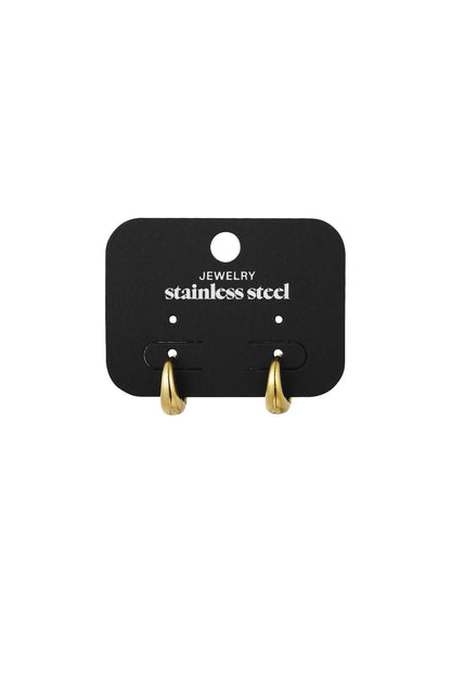 Damen Creolen Mittel Basic | Edelstahl | Gold & Silber