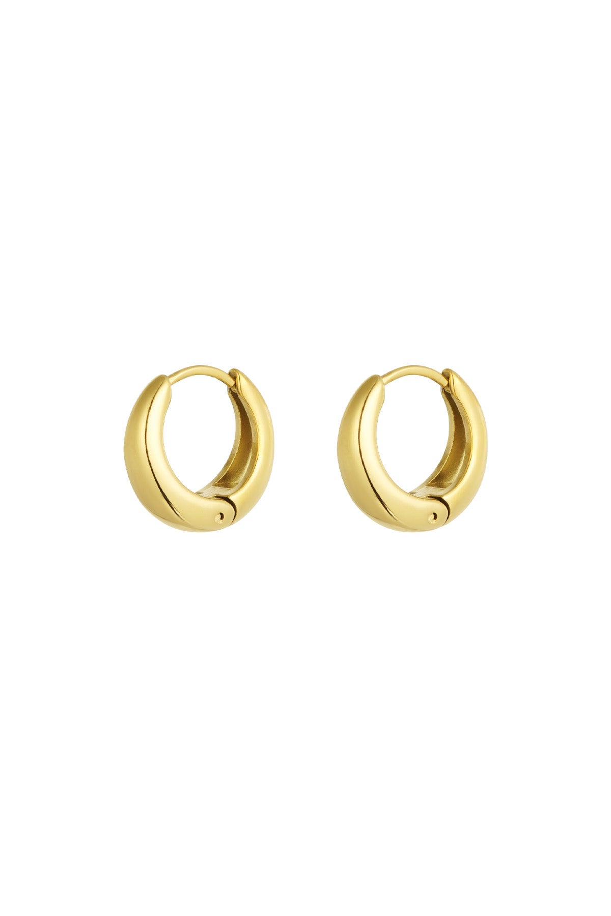 Damen Creolen Mittel Basic | Edelstahl | Gold & Silber
