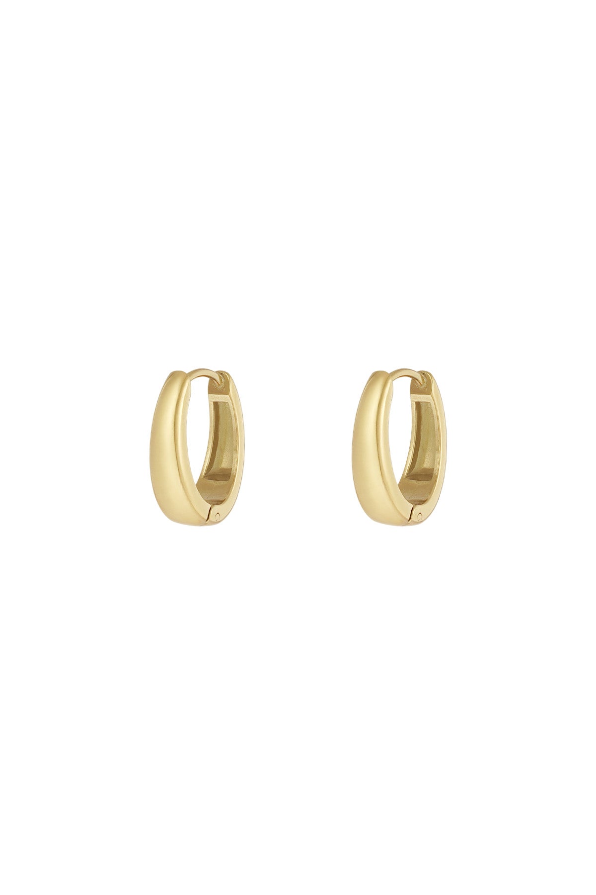 damen mini creolen anmutig | edelstahl | silberfarbe & goldfarbe
