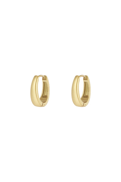 Damen Mini Creolen Anmutig | Edelstahl | Silberfarbe & Goldfarbe