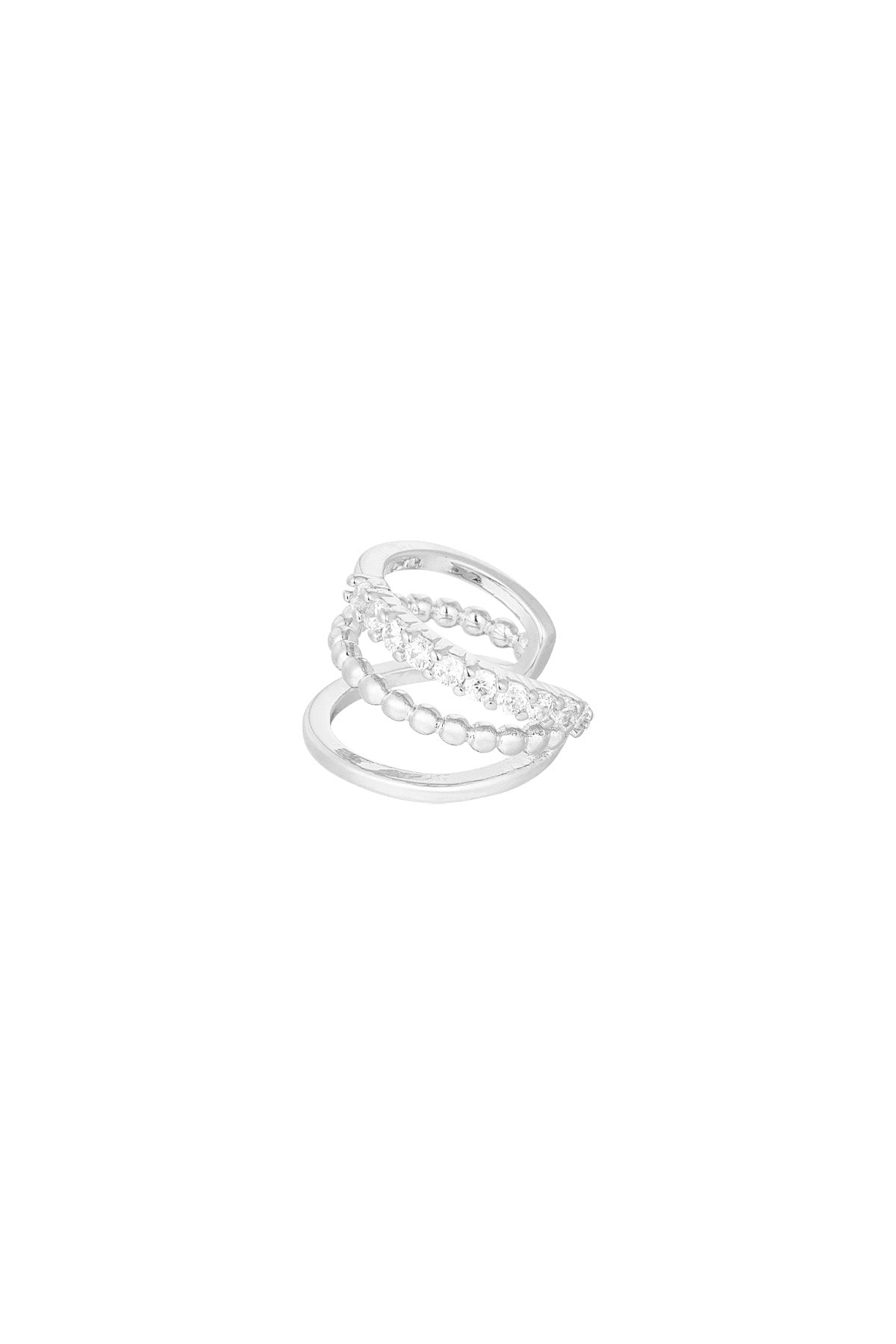 damen ear cuff zirkonium | kupfer | goldfarbe