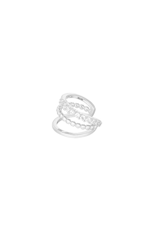 Damen Ear Cuff Zirkonium | Kupfer | Goldfarbe