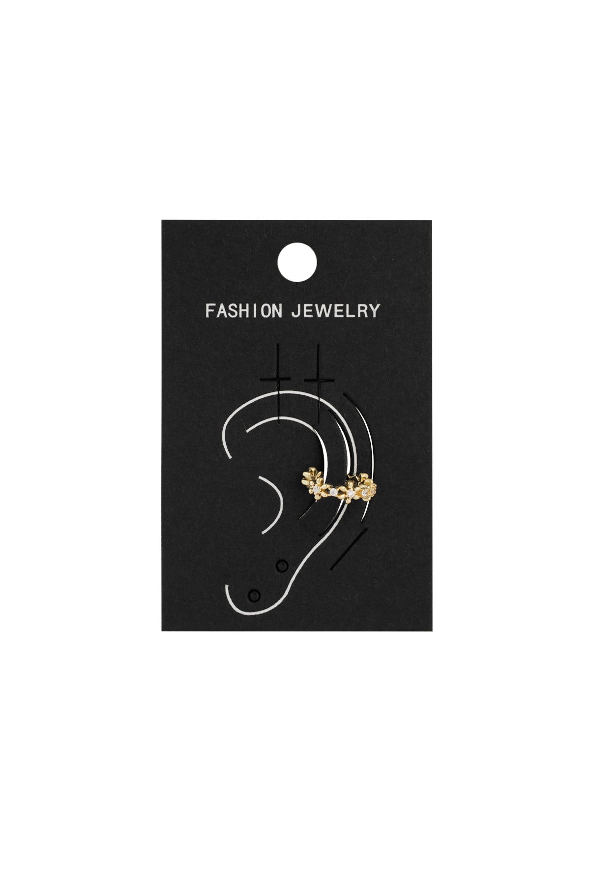 Damen Ohrstecker Floral Shine | Kupfer | Goldfarbe