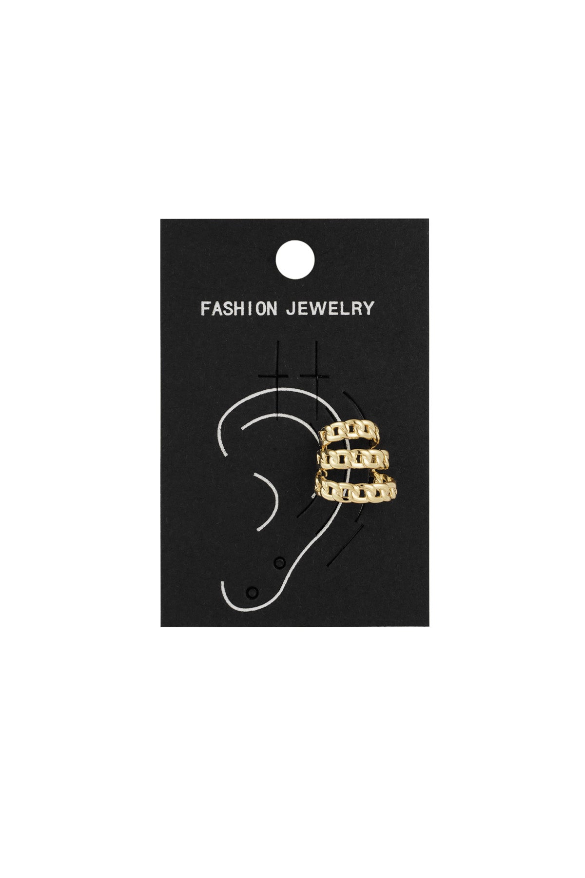 damen ear cuff kette mehrlagig | kupfer | goldfarbe & silberfarbe