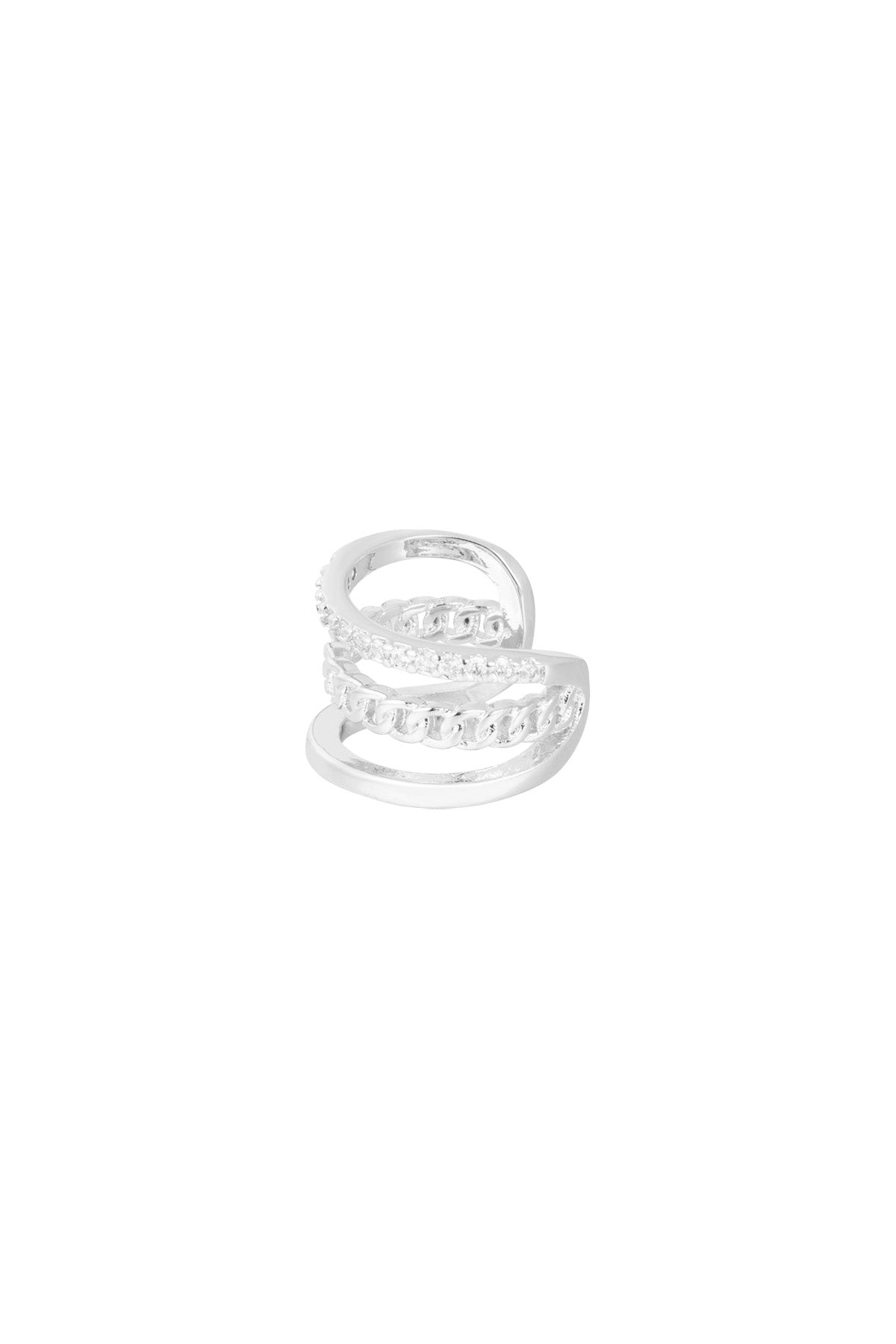 damen ear cuff allure | kupfer | gold & silber