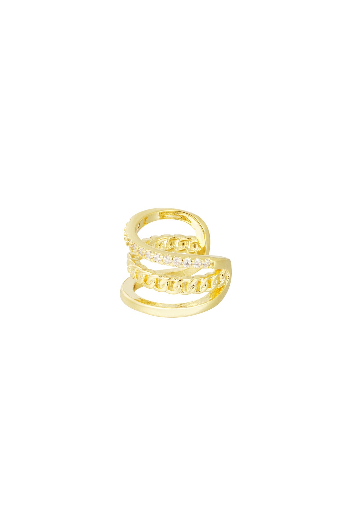damen ear cuff allure | kupfer | gold & silber