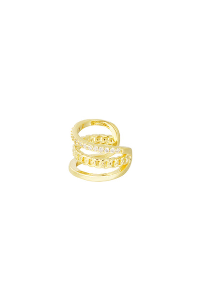 Damen Ear Cuff Allure | Kupfer | Gold & Silber