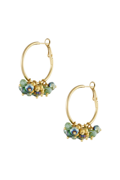 Damen Ohrringe Bead It Up | Edelstahl | Orange