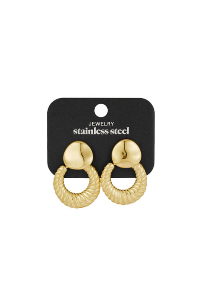 Damen Ohrringe Luxus Collection | Edelstahl | Gold & Silber