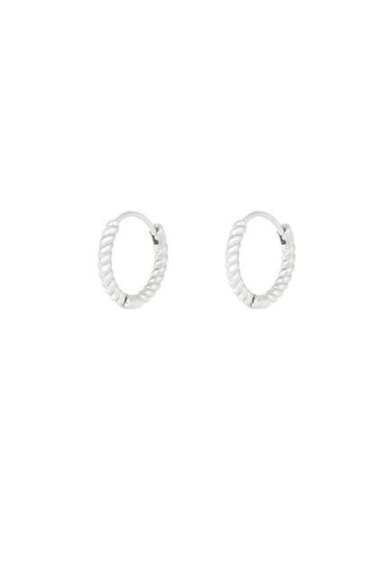 Damen Ohrringe Twist Organisch | Edelstahl | Gold & Silber