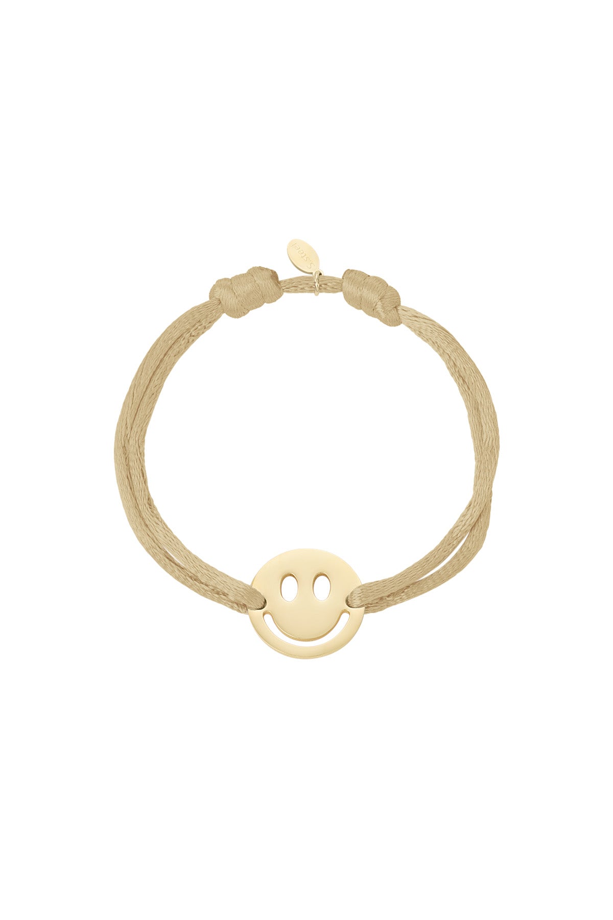 Satinarmband mit Smiley