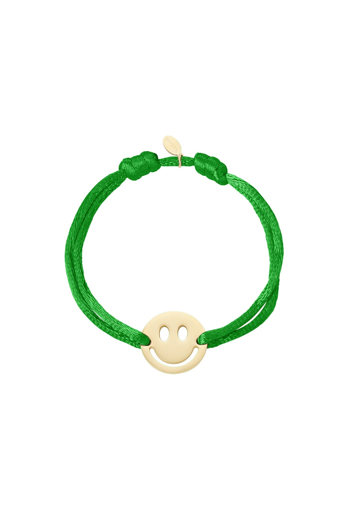 Satinarmband mit Smiley