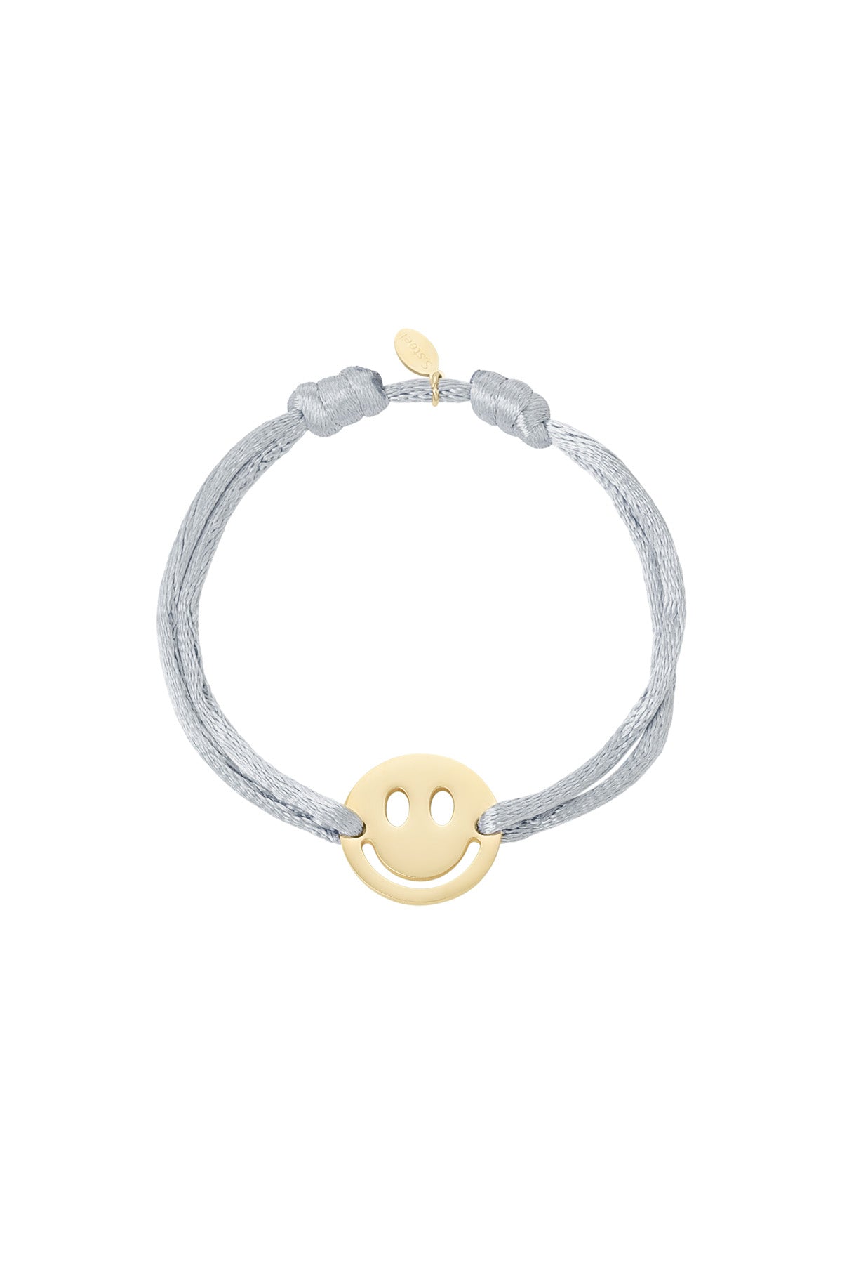 Satinarmband mit Smiley