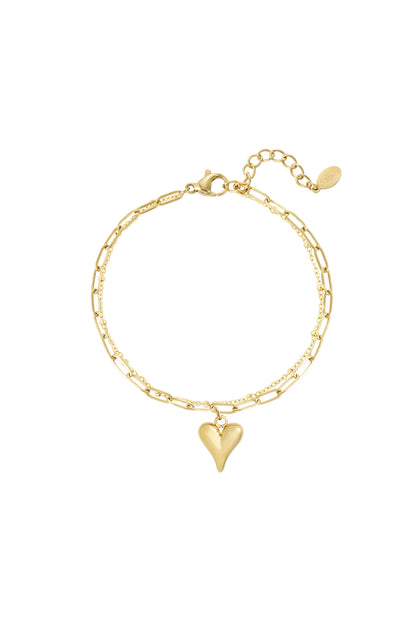 Liebevolle Schichten Armband
