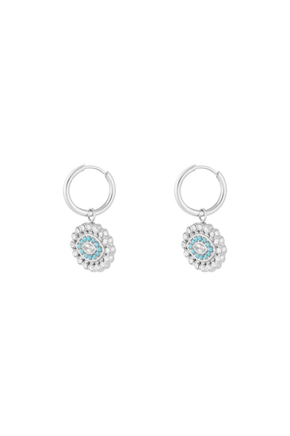 Damen Ohrringe Augen auf dich Strass | Edelstahl 304S | Gold & Silber