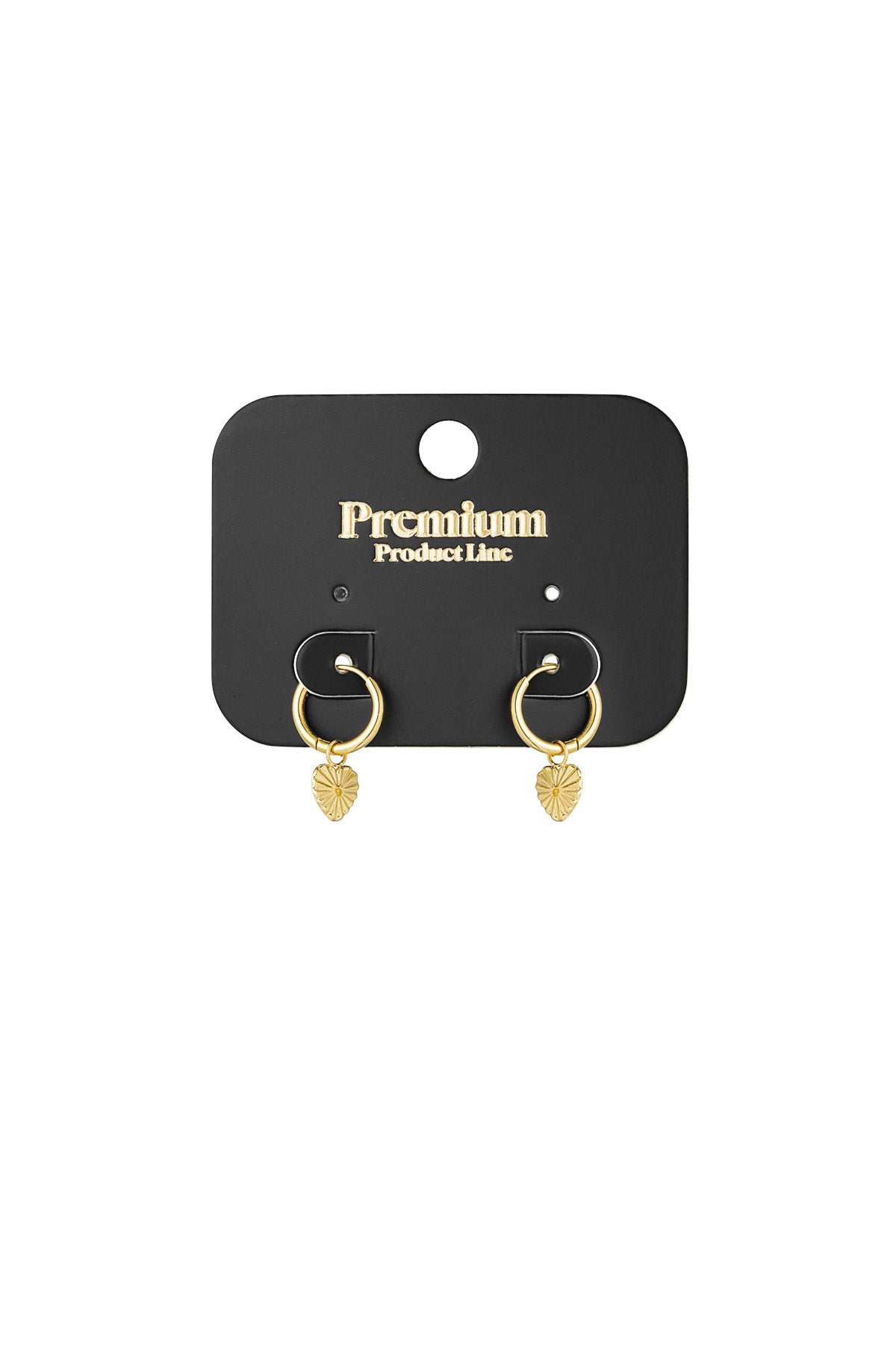 damen ohrringe pure love | edelstahl 304s | goldfarbe