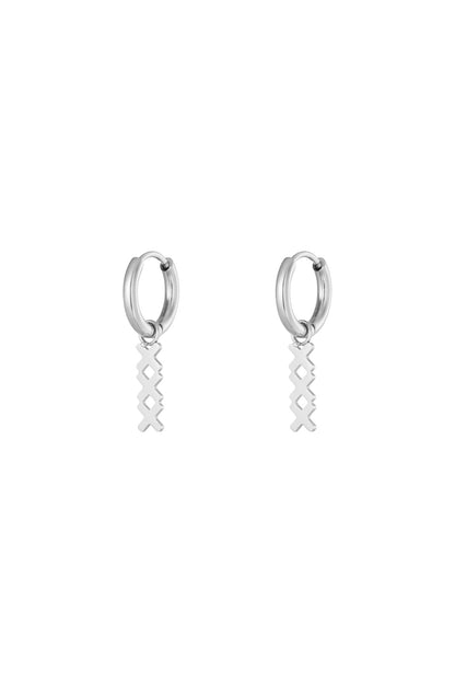 Damen Ohrringe XXX Amsterdam | Edelstahl 304S | Gold & Silber