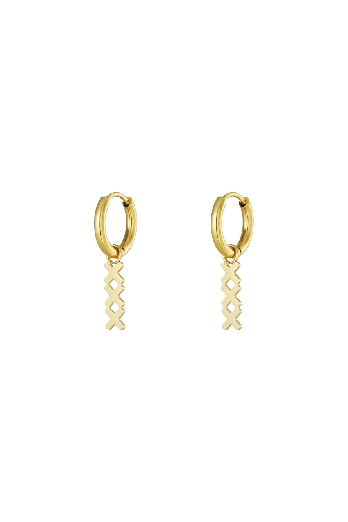 Damen Ohrringe XXX Amsterdam | Edelstahl 304S | Gold & Silber