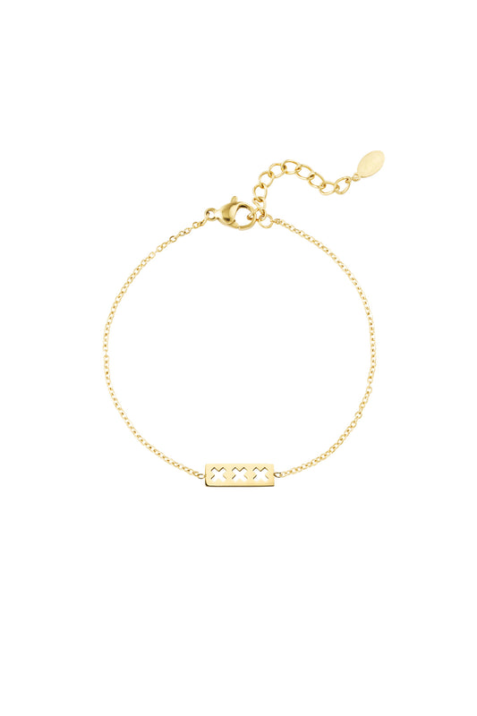 Trio X Armband 